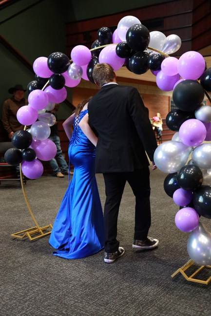 students at prom